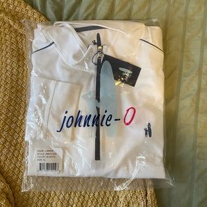 NWT johnnie-o long sleeve pullover white